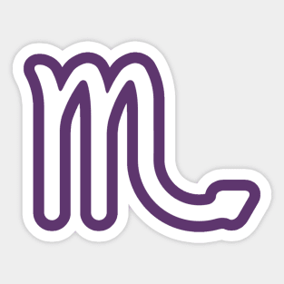 Scorpio Zodiac Sign Sticker